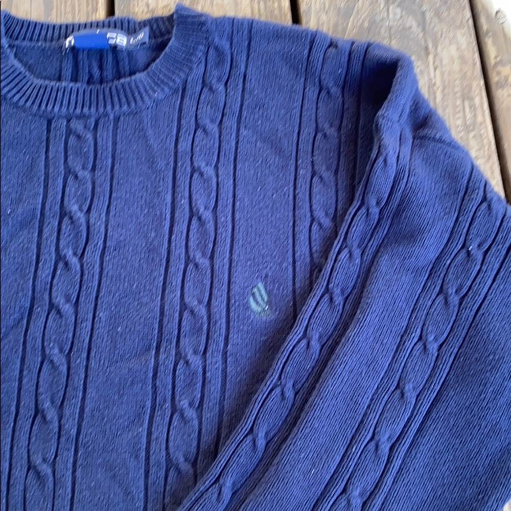 Vintage Nautica blue sweater for men size large - Picture 4 of 7